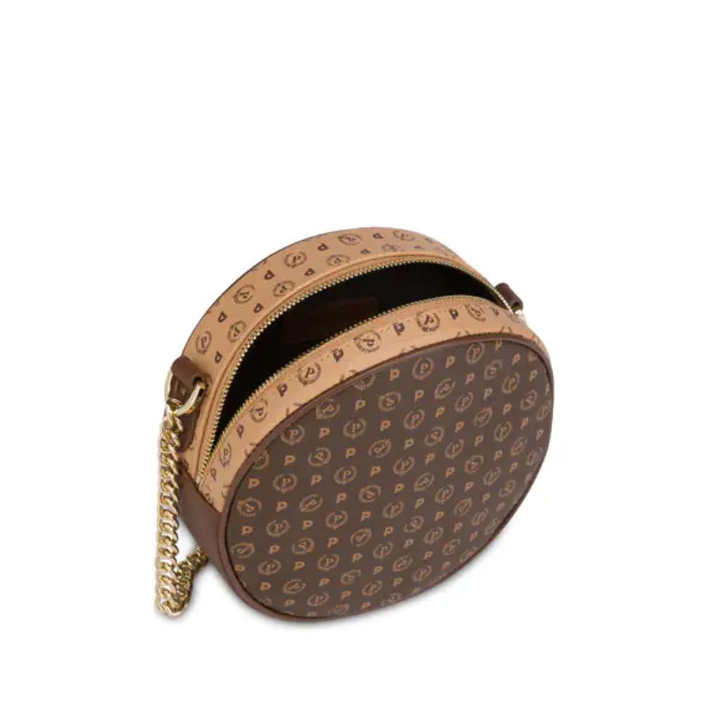 Pollini Tracolla Heritage Bicolor Pvc Crema Marrone TE8455PP0BQ5330A - immagine 2