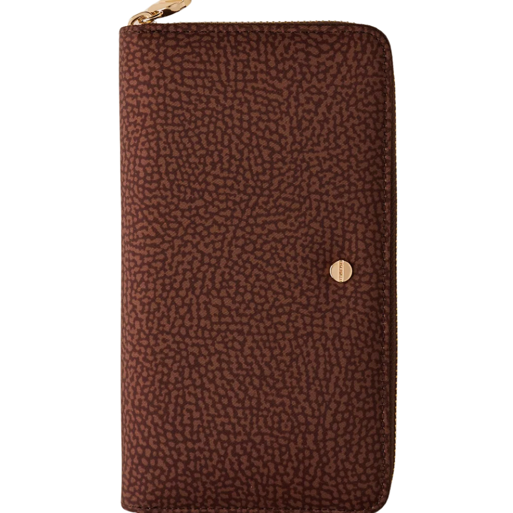Borbonese Portafoglio Chestnut/Black 930155I15Y54