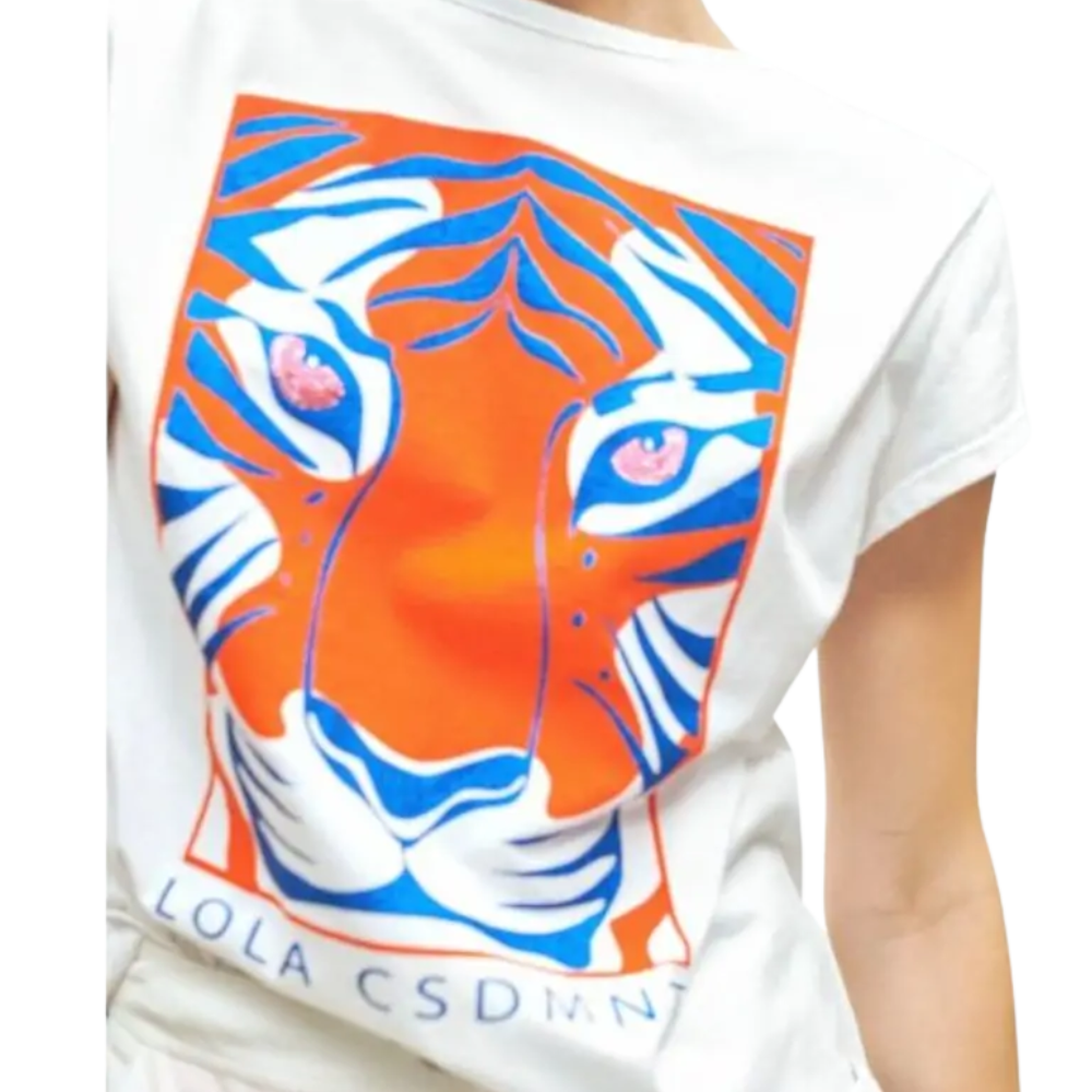Lola Casademunt Maglia Con Stampa Tigre 22362017