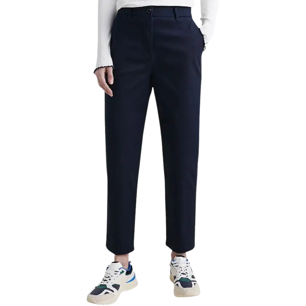 Tommy Hilfiger Pantalone Straight Fit con Cintura WW0WW35694