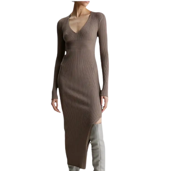 Calvin Klein Abito Longuette a Costine Slim K20K205997