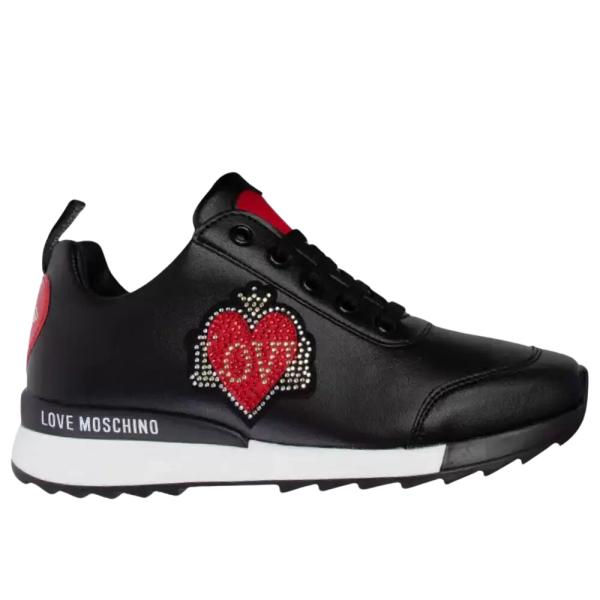 SCARPAD.RUNN25 VITELLO PU NERO - sneaker - Love Moschino