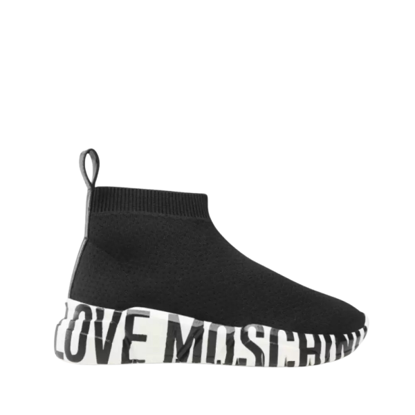 SNEAKERD.RUNNING 35 CALZA NERO - sneaker - Love Moschino