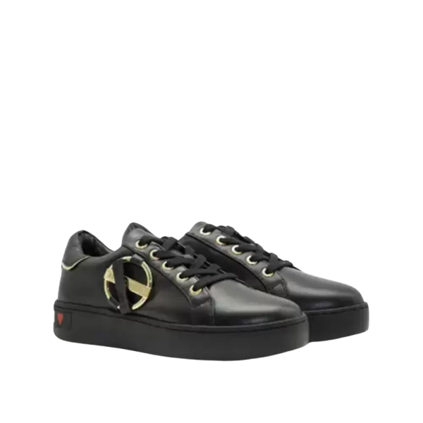 SNEAKERD.CASSETTA35 VITELLO NERO - sneaker - Love Moschino