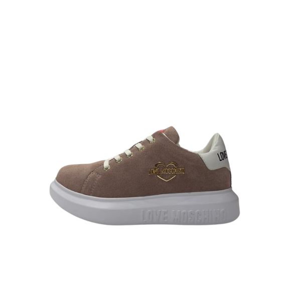 SNEAKERD. GOMMA40 CRO. ROSA+ VIT BIA - sneaker - Love Moschino