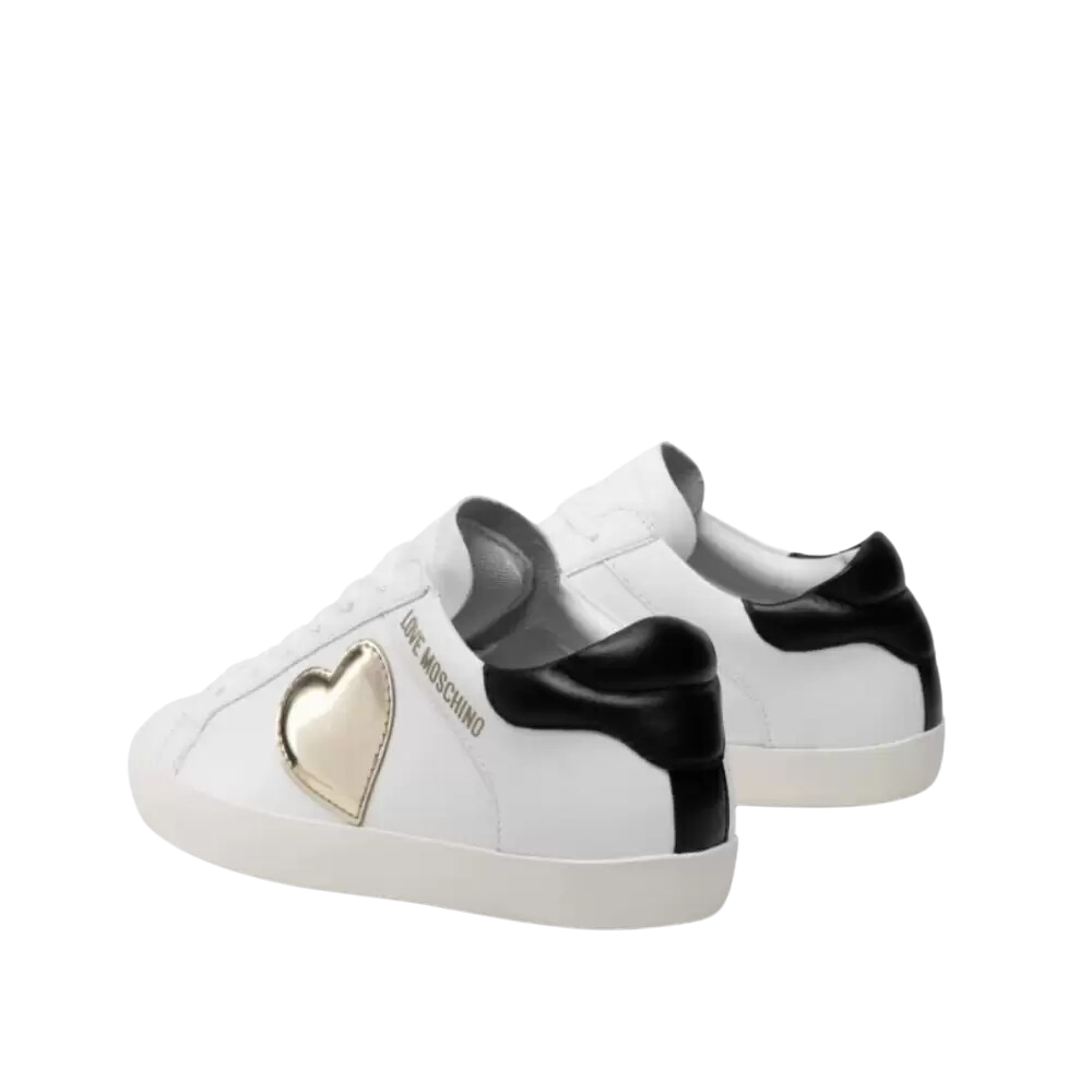 SNEAKERD.CASSE 25 VIT BIA+ NER/PLA - sneaker - Love Moschino - immagine 2