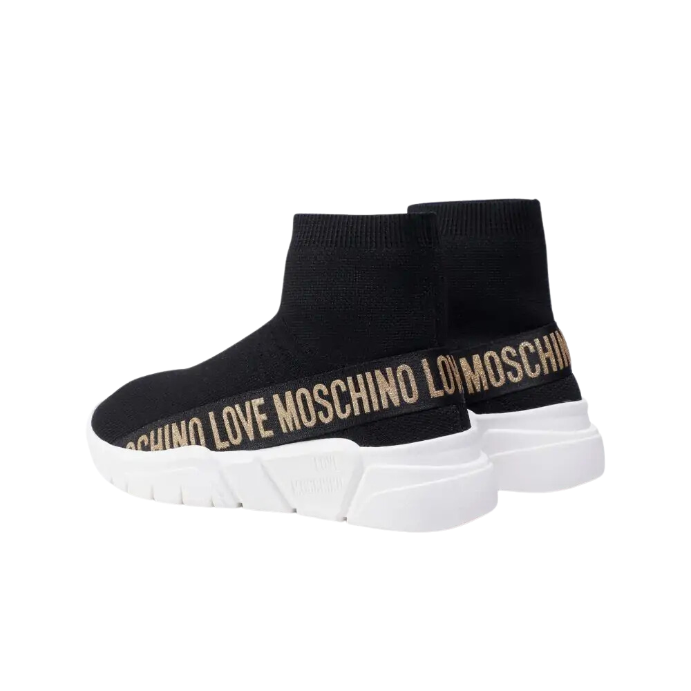 SNEAKERD.RUNNING35 CALZA NERO - sneaker - Love Moschino - immagine 2