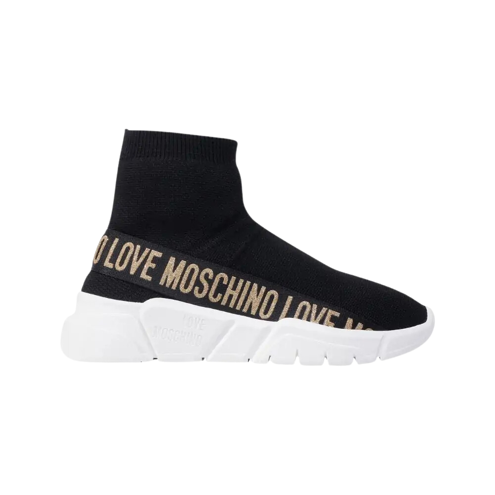 SNEAKERD.RUNNING35 CALZA NERO - sneaker - Love Moschino