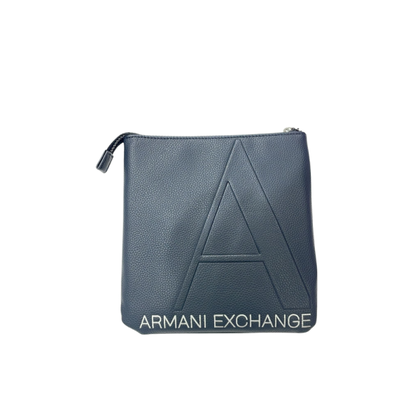 FLAT CROSSBODY BLUE NAVY - Borsello - Armani Exchange