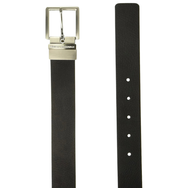 BELT TONGUE BLACK/NAVY - Cintura - Armani Exchange