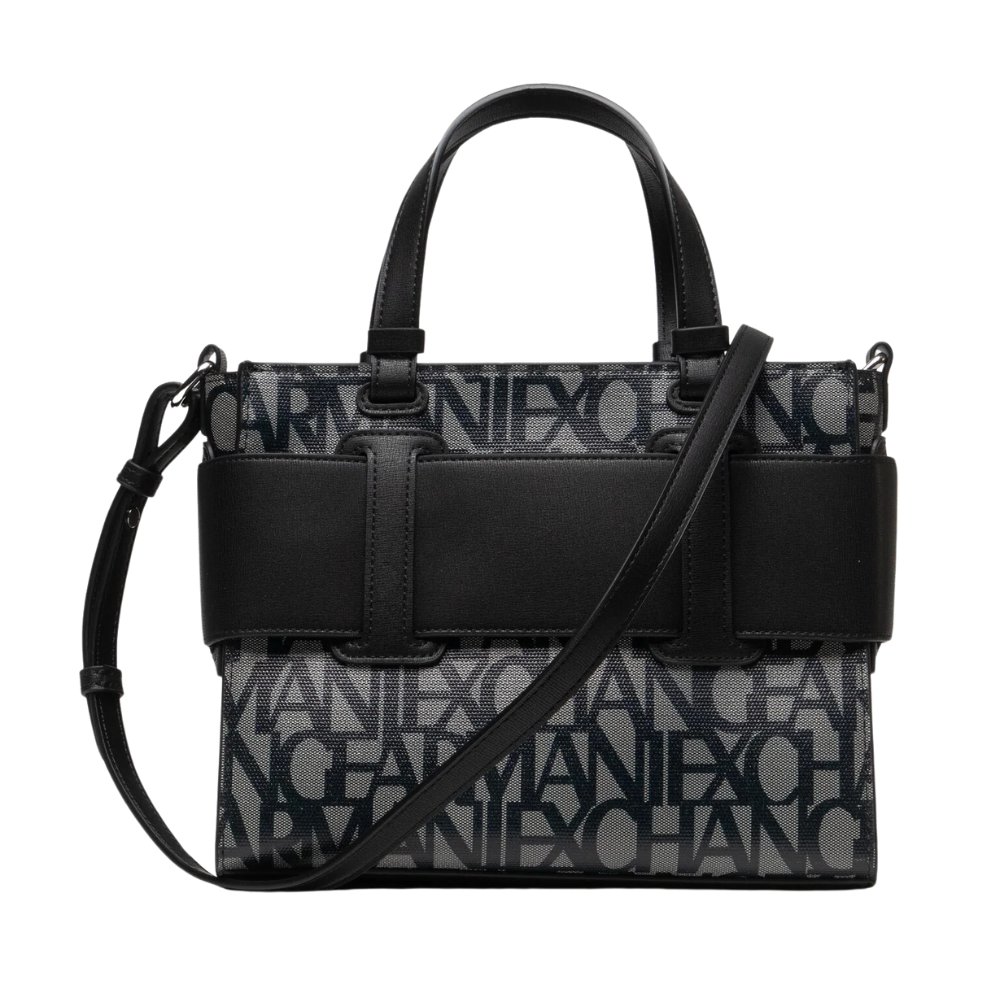 SHOPPER BAG TOTE M BEIGE/BLACK - BORSA - Armani Exchange - immagine 2