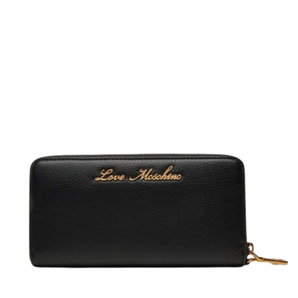 PORTAFOGLIO PU NERO - Portafogli - Love Moschino