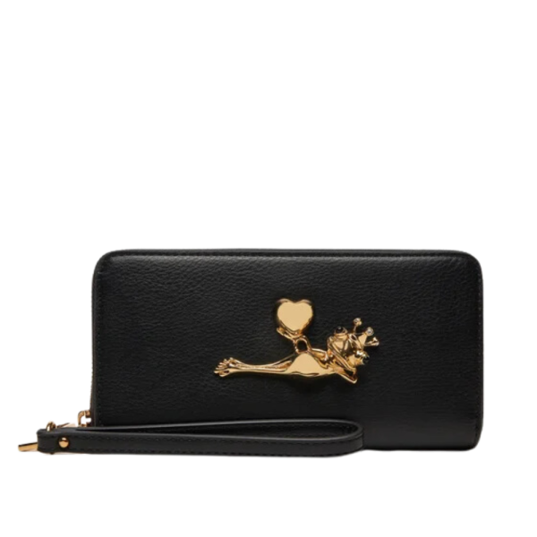 PORTAFOGLIO PU NERO - Portafogli - Love Moschino