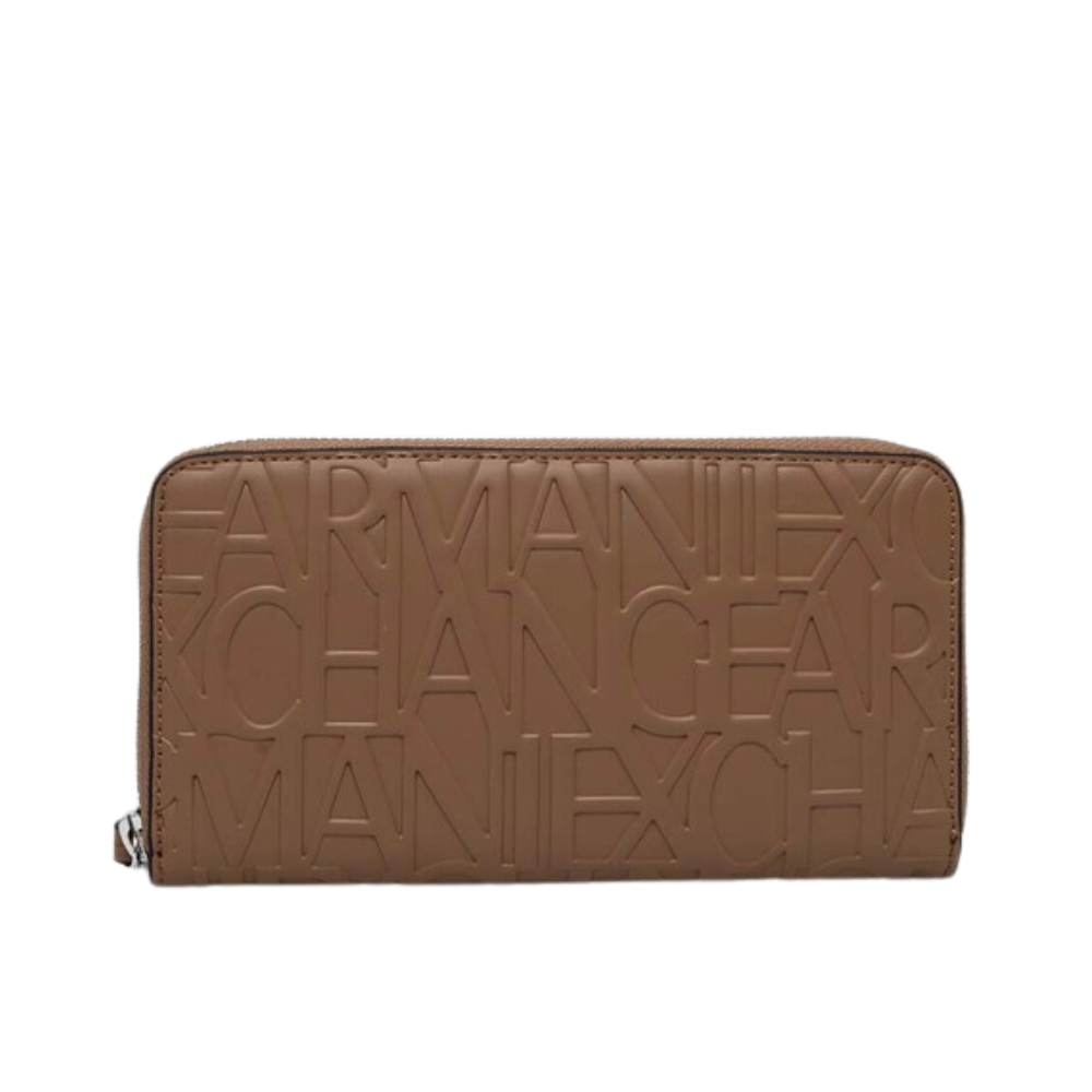 WRISTLE WALLET ZIP AROUND DARK PISCO - Portafogli - Armani Exchange