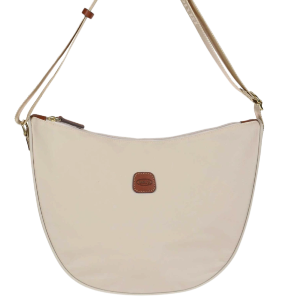 SHOULDER BAG MEZZALUNA MEDIA TESSUTO RICICLATO - BORSA - BRIC'S