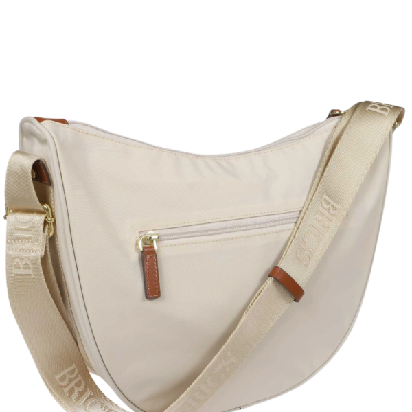 SHOULDER BAG MEZZALUNA MEDIA TESSUTO RICICLATO - BORSA - BRIC'S