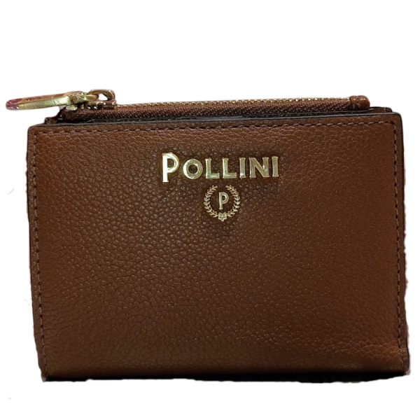 PORTAFOGLIO MINI GRAIN CUOIO - PORTAFOGLI - POLLINI