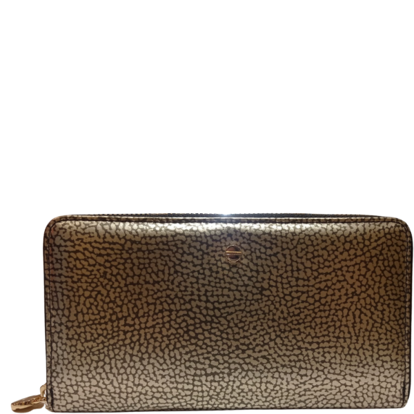 PORTAFOGLIO ZIP AROUND LIGHT GOLD - Portafogli - Borbonese