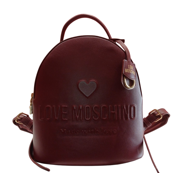 ZAINO VITELLO+ PU VINO - zaino - Love Moschino